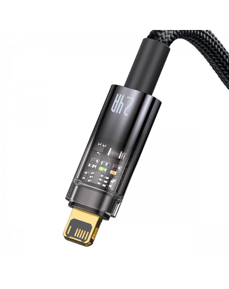 Baseus Explorer Series cable USB - Lightning 2.4A cable 2 m black (CATS000501)