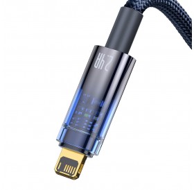Baseus Explorer Series cable USB - Lightning 2.4A 2m blue (CATS000503)