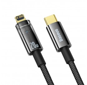 Baseus Explorer Series USB Type C - Lightning cable 20W 1m black (CATS000001)