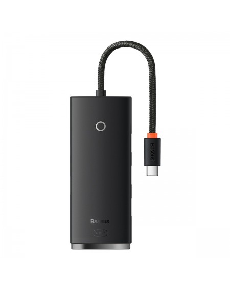 Baseus Lite Series HUB USB Type C adapter - 4x USB 3.0 25cm black (WKQX030301)