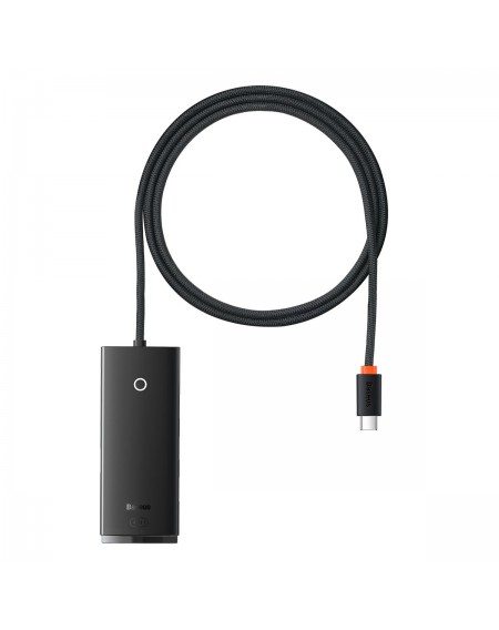 Baseus Lite Series HUB USB Type C adapter - 4x USB 3.0 1m black (WKQX030401)