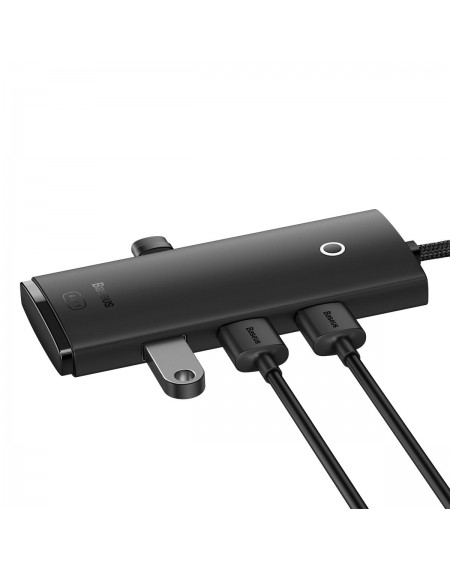 Baseus Lite Series HUB USB Type C adapter - 4x USB 3.0 1m black (WKQX030401)
