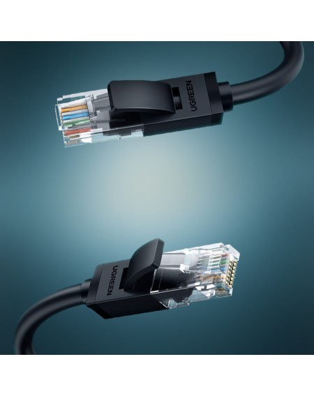 Ugreen flat LAN Ethernet Cat. 6 3m black (NW102)