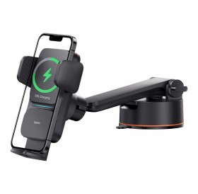 Baseus Wisdom induction charger car phone holder on the dashboard (suction cup) black