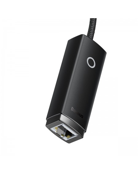 Baseus Lite Series Ethernet Adapter Type-C to RJ45 LAN Port (100Mbps) Black