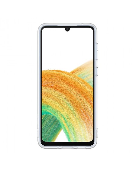 Samsung Soft Clear Cover TPU Gel Case Flower Cover for Samsung Galaxy A33 black (EF-QA336TBEGWW)