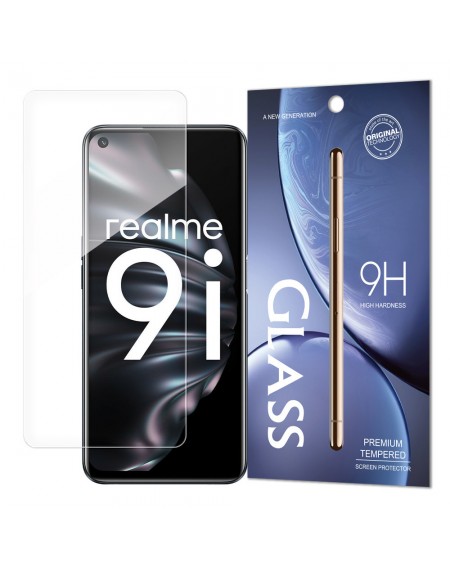 Tempered Glass 9H Screen Protector for Oppo A76 / Oppo A36 / Realme 9i (packaging – envelope)