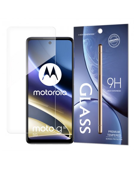 Tempered Glass 9H Screen Protector for Motorola Moto G51 5G (packaging – envelope)