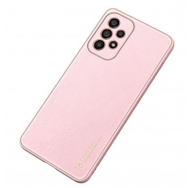 Dux Ducis Yolo elegant cover made of ecological leather for Samsung Galaxy A33 5G pink
