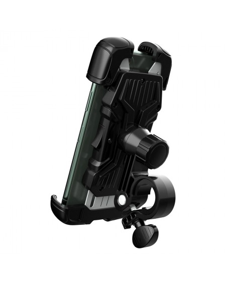 Wozinsky strong phone holder for the handlebar of a bicycle, motorcycle, scooters black (WBHBK6)