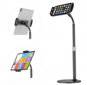 Wozinsky stand for tablet and phone on the desk black (WTHBK4)