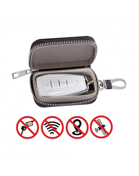 Anti-theft case for car keys blocking radio waves Faraday Box Faraday cage black