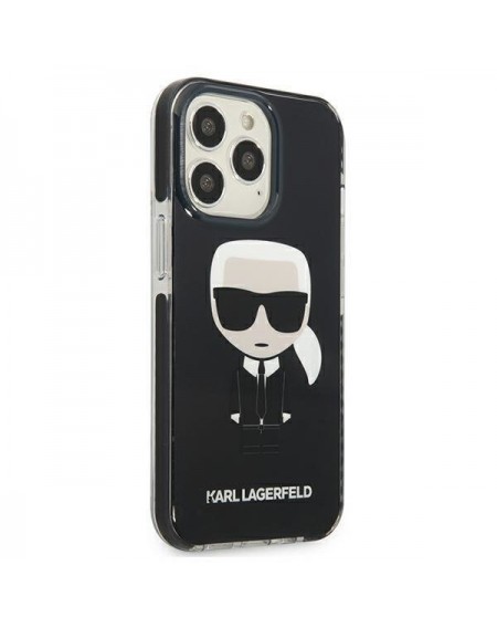Karl Lagerfeld KLHCP13LTPEIKK iPhone 13 Pro / 13 6,1" hardcase czarny/black Iconik Karl