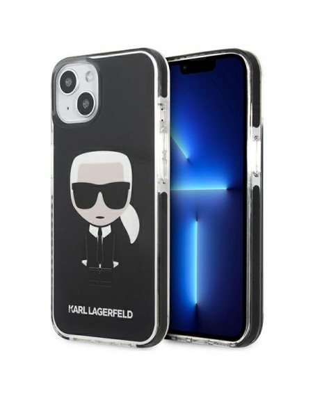 Karl Lagerfeld KLHCP13STPEIKK iPhone 13 mini 5,4"  hardcase czarny/black Iconik Karl