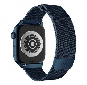 UNIQ pasek Dante Apple Watch Series 4/5/6/7/8/SE/SE2 38/40/41mm Stainless Steel niebieski/cobalt blue
