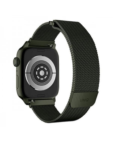 UNIQ pasek Dante Apple Watch Series 4/5/6/7/8/SE/SE2 38/40/41mm Stainless Steel zielony/green