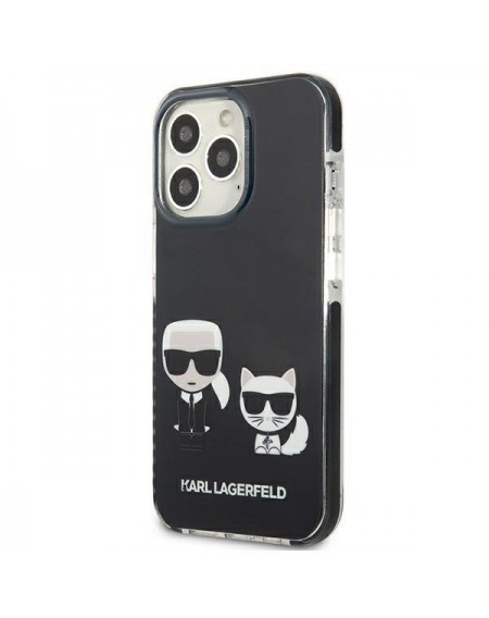 Karl Lagerfeld KLHCP13LTPEKCK iPhone 13 Pro / 13 6.1&quot; hardcase black/black Karl&amp;Choupette