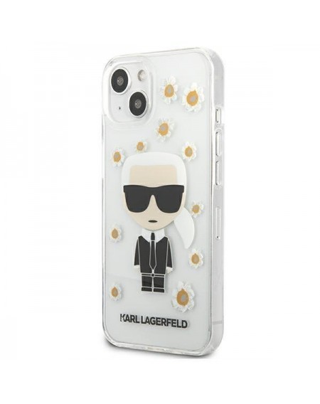 Karl Lagerfeld KLHCP13MHFLT iPhone 13 6,1" przezroczysty/transparent Flower Ikonik Karl