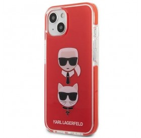 Karl Lagerfeld KLHCP13MTPE2TR iPhone 13 6,1" hardcase czerwony/red Karl&Choupette Head