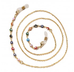 Chain pendant for glasses ornament beads string (pattern 3)
