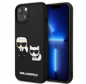 Karl Lagerfeld KLHCP13S3DRKCK iPhone 13 mini 5,4" czarny/black hardcase Karl&Choupette Ikonik 3D