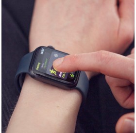 Wozinsky Watch Glass Hybrid Glass for Apple Watch 6 44mm / Watch 5 44mm / Watch 4 44mm / Watch SE 44mm Black