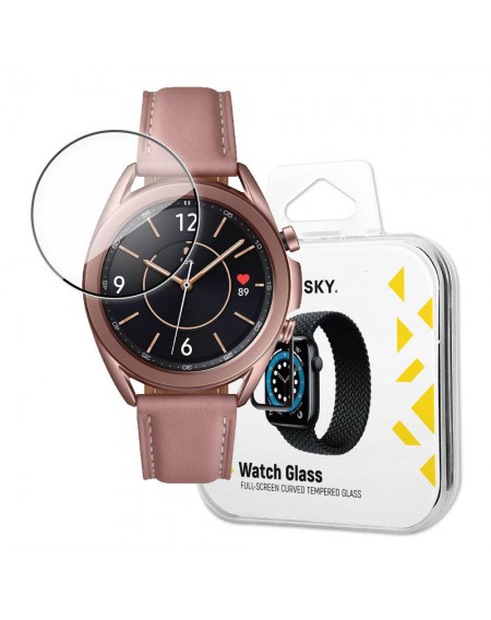 Wozinsky Watch Glass Hybrid Glass for Samsung Galaxy Watch 3 41 mm Black