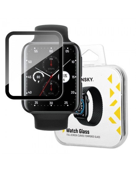 Wozinsky Watch Glass hybrid glass for Oppo Watch 2 42 mm black