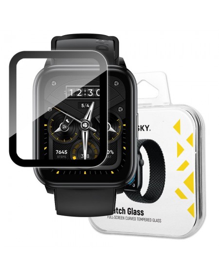 Wozinsky Watch Glass hybrid glass for Realme Watch 2 Pro black