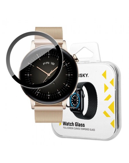 Wozinsky Watch Glass Hybrid Glass for Huawei Watch GT 3 46 mm Black