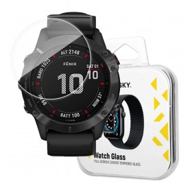 Wozinsky Watch Glass hybrid glass for Garmin Fenix 6X Pro black