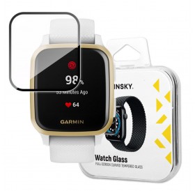 Wozinsky Watch Glass hybrid glass for Garmin Venu Sq black