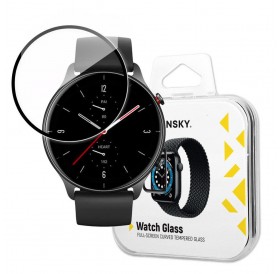 Wozinsky Watch Glass Hybrid Glass for Xiaomi Amazfit GTR 2E Black