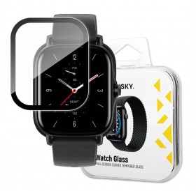 Wozinsky Watch Glass Hybrid Glass for Xiaomi Amazfit GTS 2 Black