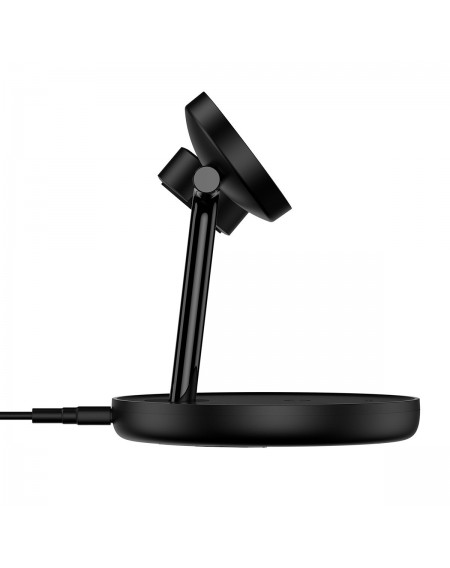 Baseus Swan stand 3in1 magnetic charger with USB Type C cable 1m black (WXTE000101)