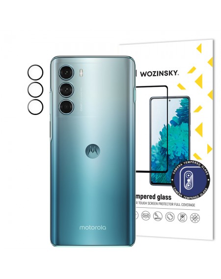 Wozinsky Full Camera Glass 9H Full Camera Tempered Glass for Motorola Moto G200 5G / Edge S30 Camera