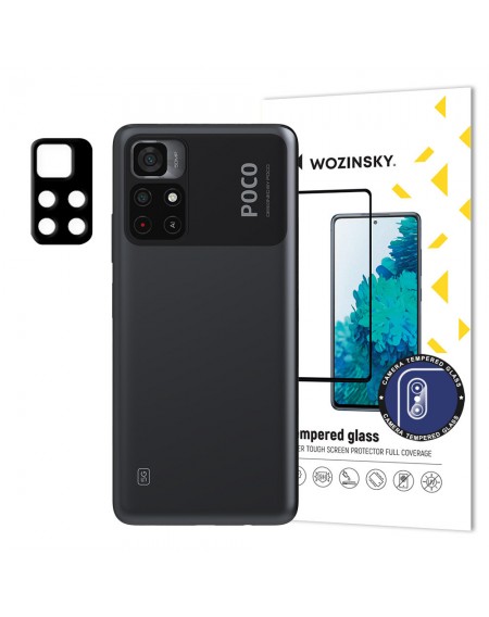 Wozinsky Full Camera Glass 9H Full Camera Tempered Glass for Xiaomi Poco M4 Pro 5G Camera