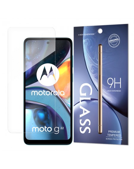 Tempered Glass 9H screen protector for Motorola Moto G22 (packaging - envelope)