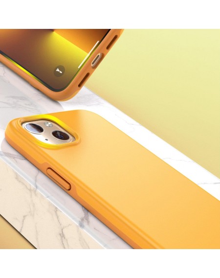 Choetech MFM Anti-drop case Made For MagSafe for iPhone 13 orange (PC0112-MFM-YE)