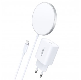 Choetech MagSafe induction charger + PD5005 adapter white (T517-F)