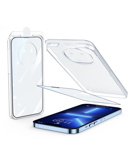 Joyroom tempered glass with mounting kit for iPhone 13/13 Pro 6.1 &quot;transparent (JR-PF972)