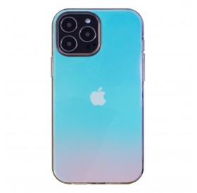 Aurora Case Case for iPhone 12 Pro Max Gel Neon Blue Cover