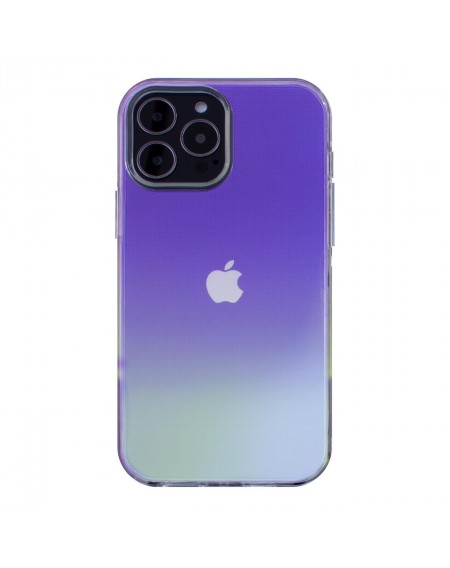 Aurora Case case for iPhone 12 gel neon cover purple