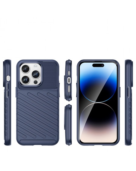 Thunder Case iPhone 14 Pro blue armored case