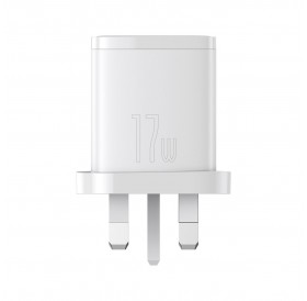 Baseus Compact charger 3x USB 17W UK plug white (CCXJ020302)