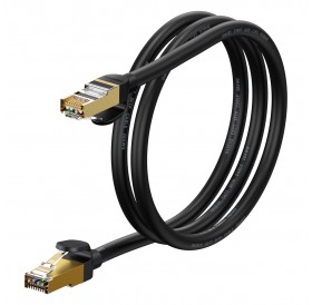 Baseus Speed Seven High Speed RJ45 Network Cable 10Gbps 1m Black (WKJS010101)