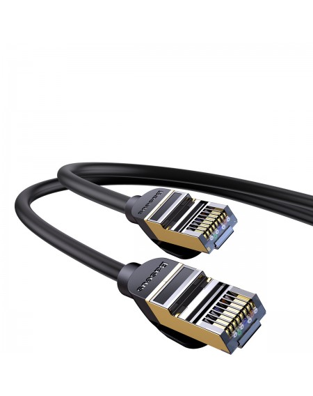 Baseus Speed Seven High Speed RJ45 Network Cable 10Gbps 1.5m Black (WKJS010201)