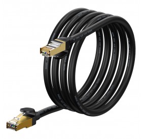 Baseus Speed Seven Fast RJ45 10Gbps Network Cable 2m Black (WKJS010301)