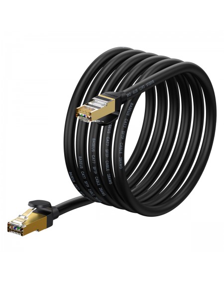 Baseus Speed Seven High Speed Network Cable RJ45 10Gbps 3m Black (WKJS010401)