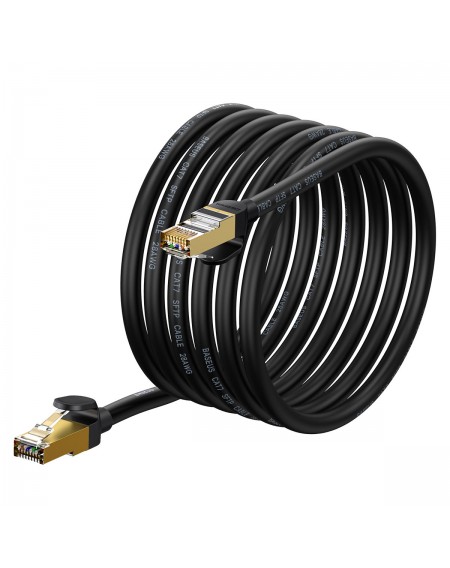 Baseus Speed Seven High Speed Network Cable RJ45 10Gbps 5m Black (WKJS010501)
